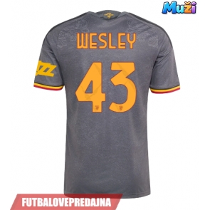 Lacne Muži Futbalové dres AS Roma Wesley Franca #43 2026-27 Krátky Rukáv - Tretina
